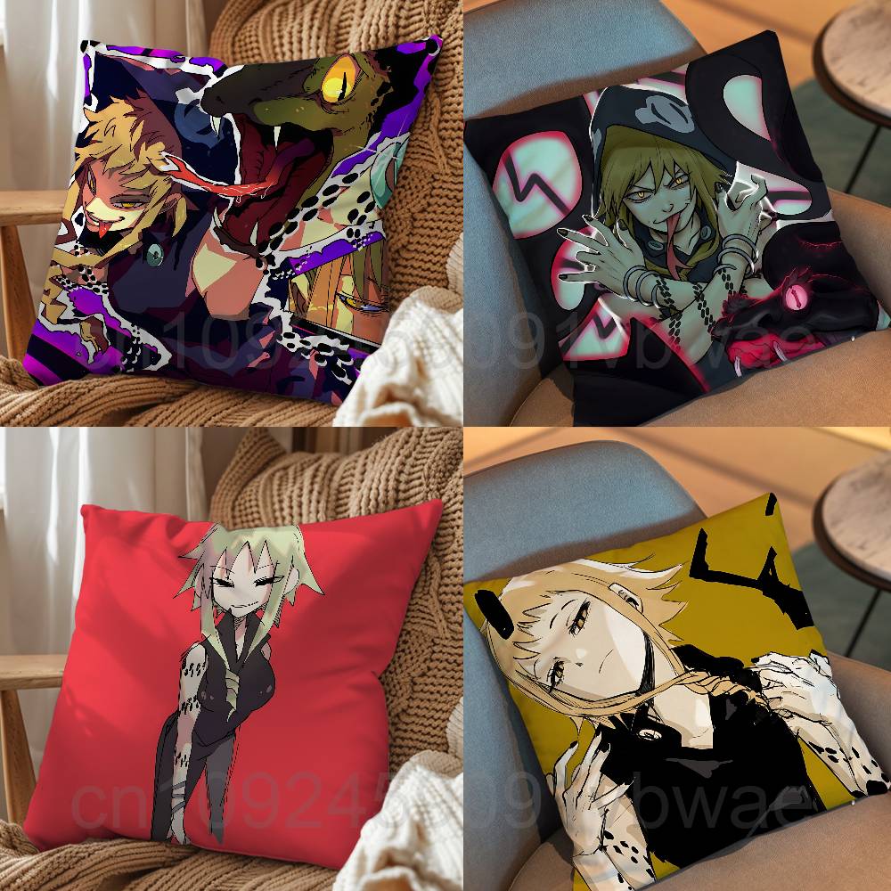 Home Textiles Trends - Hip-Hop-Trend Medusa Gorgon Kissenbezug, quadratisch, doppelseitig