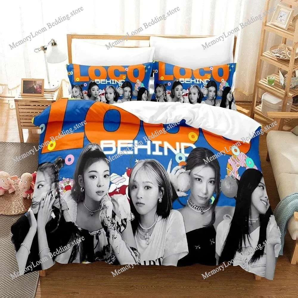 Home Textiles Trends - Modetrend Modern Kpop Group ITZY Bettwäsche-Set