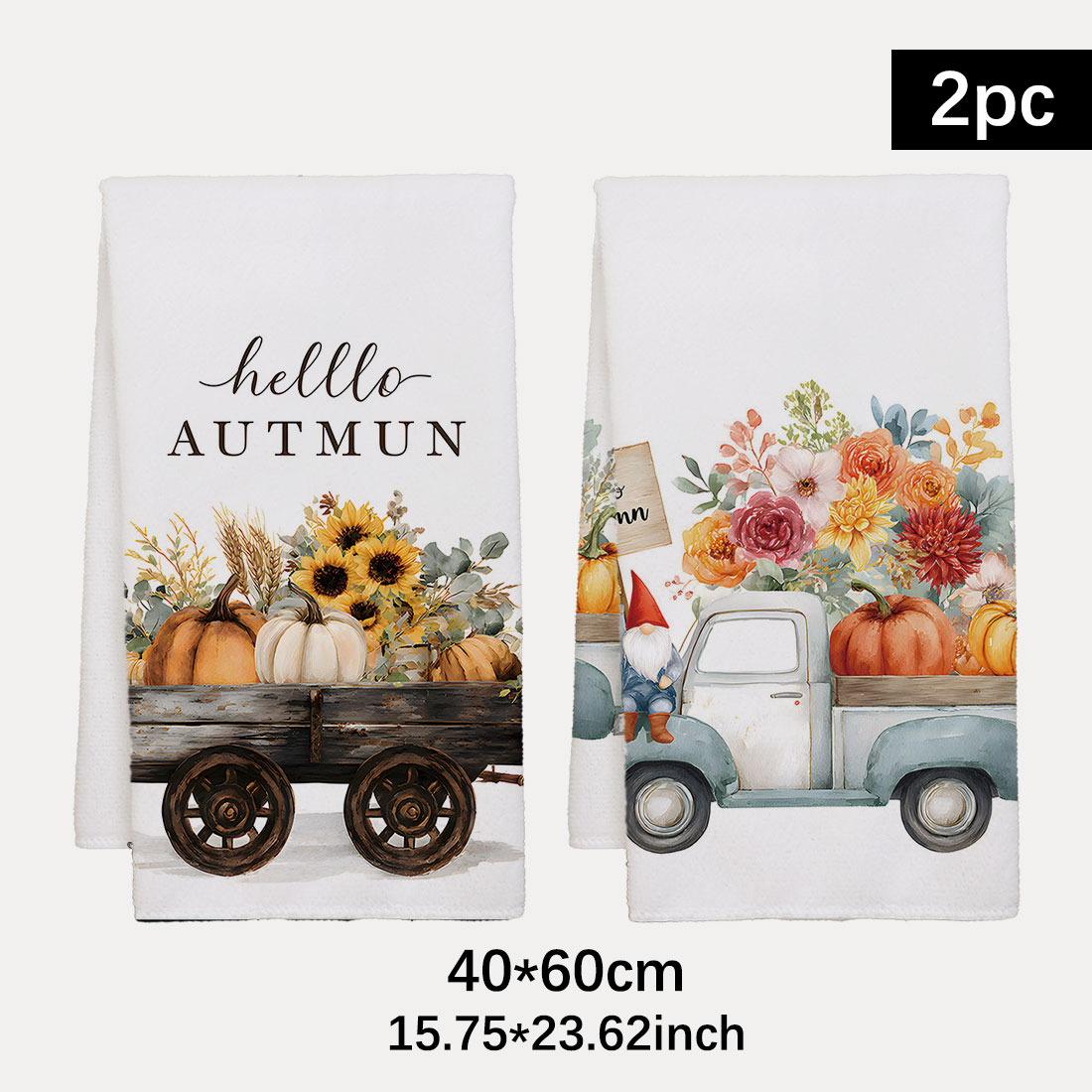 Highland Home Textiles - 40x60cm Sonnenblume Blume Highlands Muster Handtuch