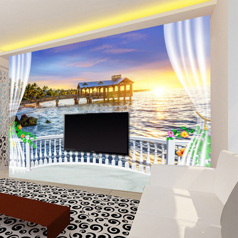 Individuelle Fototapete 3D Bal – Sunrise Home Textiles & Apparel Bewertung und Preis