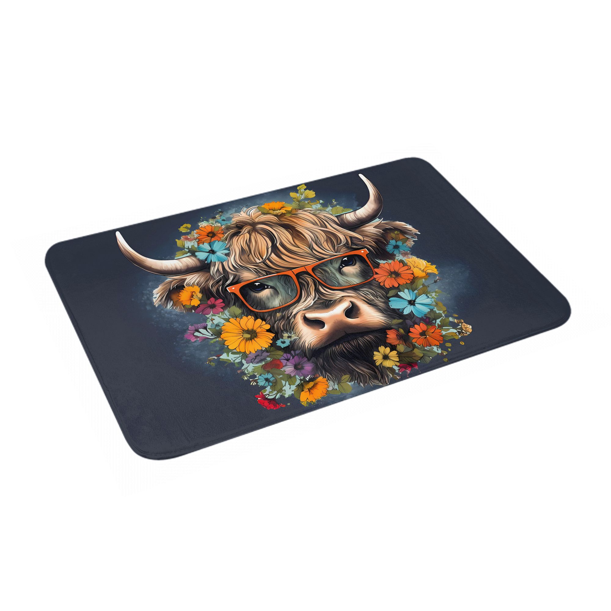 Fußmatte mit Highland-Kuh-Moti – Highland Home Textiles Bewertung und Preis