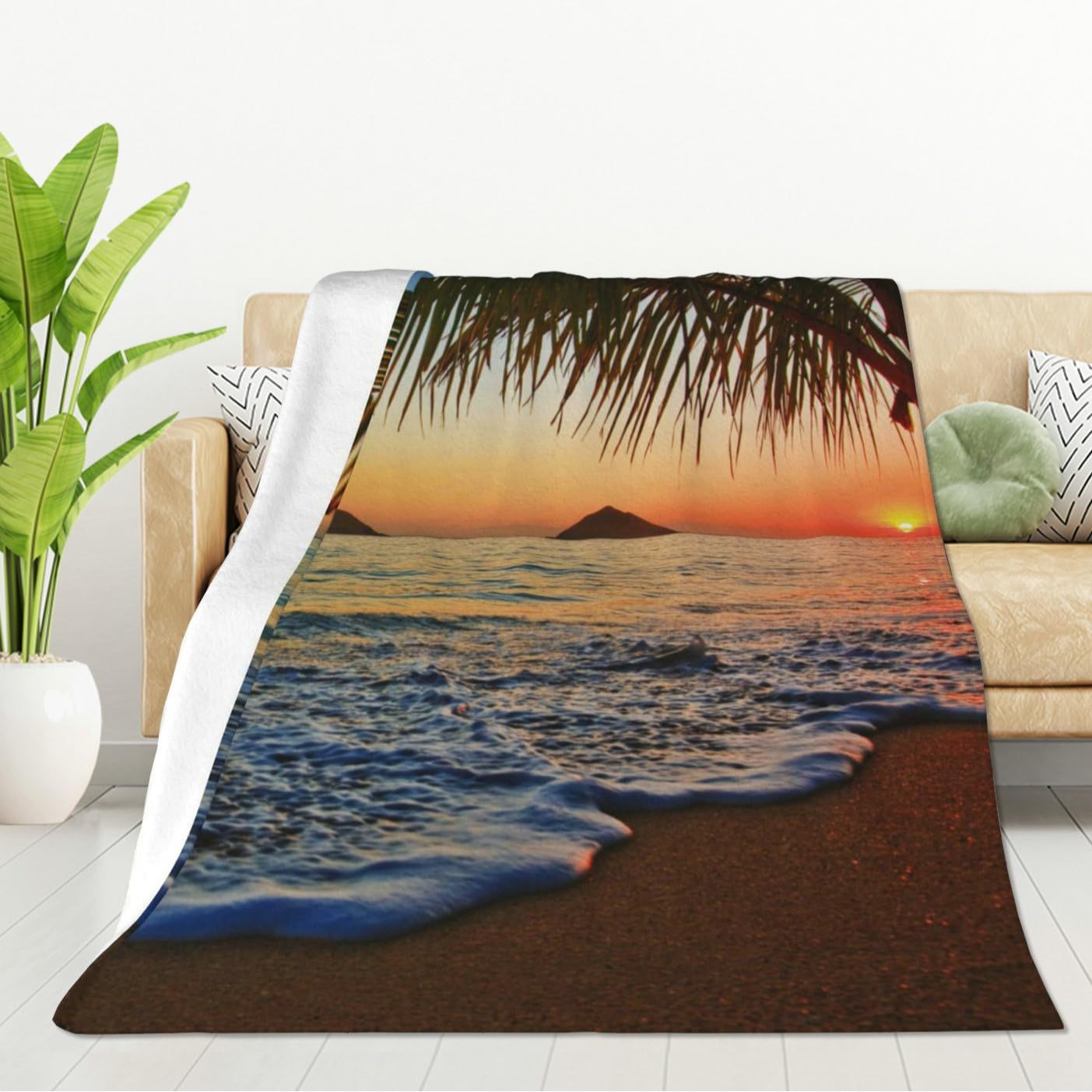 Bedruckte Decke mit tropischem – Sunrise Home Textiles & Apparel Bewertung und Preis