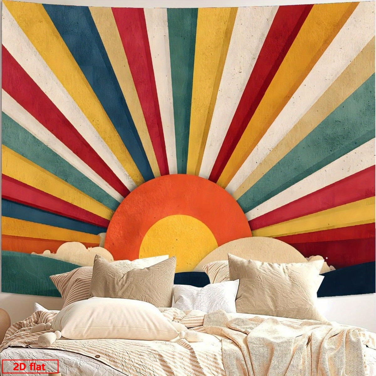 Boho Sonnenstrahlen Retro Wand – Sunrise Home Textiles & Apparel Bewertung und Preis