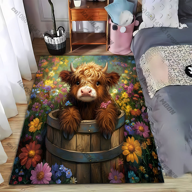 Hochland-Kalb-Blumen-Holzeimer – Highland Home Textiles Bewertung und Preis