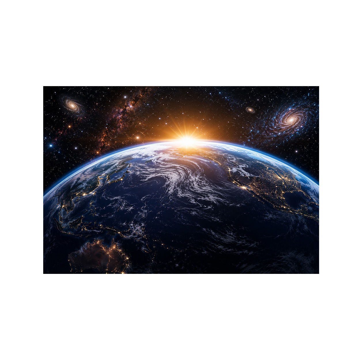 3D Weltraum Erde Sonnenaufgang – Sunrise Home Textiles & Apparel Bewertung und Preis
